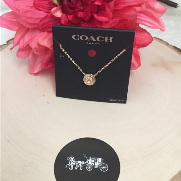 COACH Open Circle Strand Earrings and necklace 🆕 - Picture 4 of 8